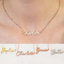 Adornment Signature Name Pendant Necklace