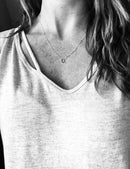 Tiny Hexagon Necklace