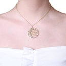 Family Tree Name Pendant Necklace