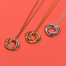 Floppy Infinity Circle Necklace