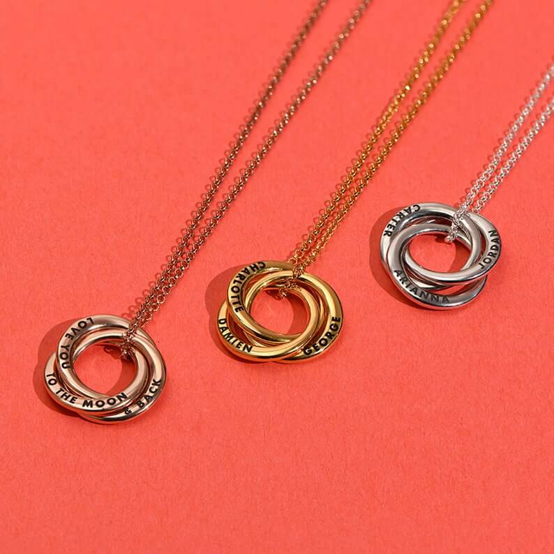 Floppy Infinity Circle Necklace