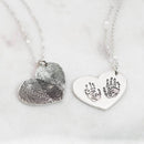 Custom Fingerprint Name Necklace