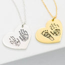 Custom Fingerprint Name Necklace