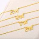 Personalized Necklace With Butterfly