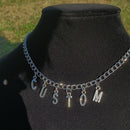Brittle Custom letter necklace