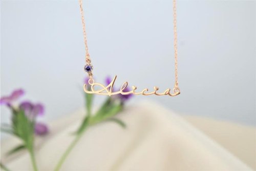 Callous Personalized Names Necklace