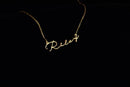 Callous Personalized Names Necklace