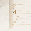 Boorish 16 Inch Letter Necklace