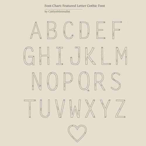 Boorish 16 Inch Letter Necklace