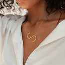 Boorish 16 Inch Letter Necklace