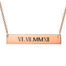 Laser Engraving Custom Name Necklace
