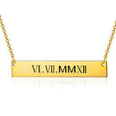 Laser Engraving Custom Name Necklace