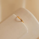 Dainty Personalised Name Ring