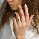 Thick Name Band Ring