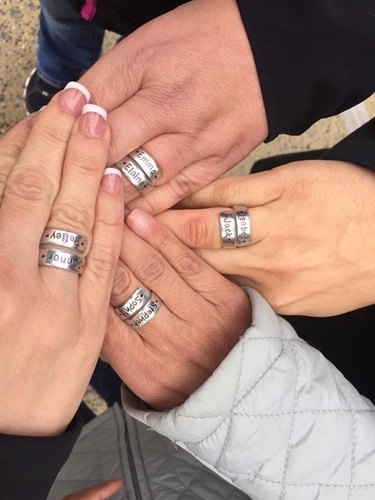 Personalized Wrap Ring - Adjustable