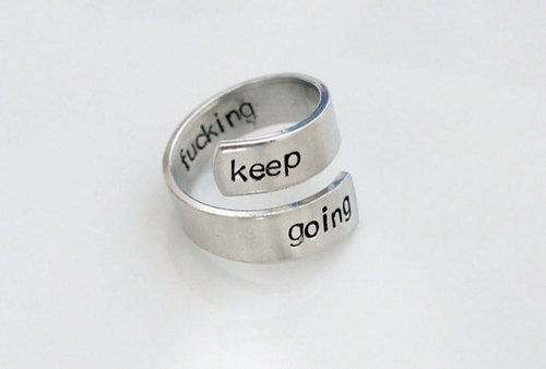Personalized Wrap Ring - Adjustable