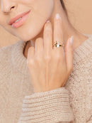 Adjustable Custom Name Ring
