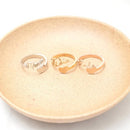 Adjustable Custom Name Ring
