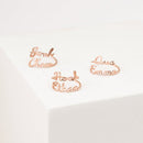 Fumble Two Name Ring - Adjustable