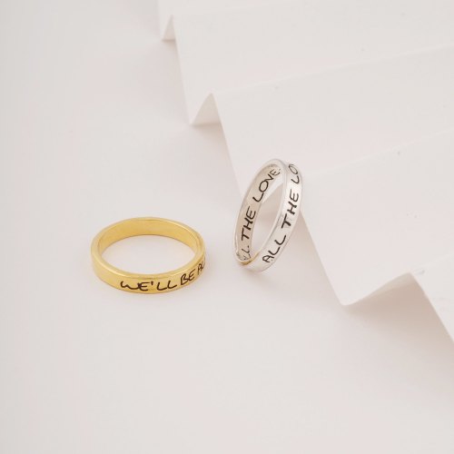 Gaudiness Worthy Message Ring