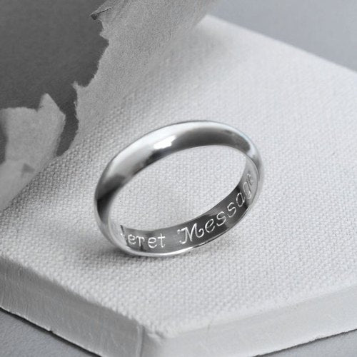 Personalized Secret Message Ring