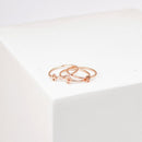 Dainty Initial Simple  Ring
