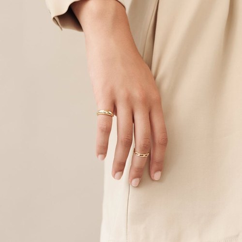 Flourish Modern Dome Ring