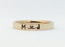 Personalized Stackable Ring