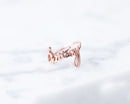 Personalized Handwriting Ring
