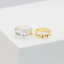 Memorial Handwriting Ring