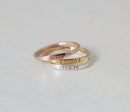 Engraved Personalised Name Ring