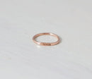 Engraved Personalised Name Ring