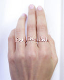Custom Designs  Name Ring
