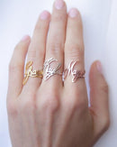 Custom Designs  Name Ring