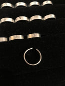 Parade Personalized Letter Rings