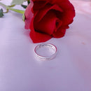 Engagement Promise Ladies Silver Name Ring