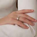 Actual Handwriting & Fingerprint Ring