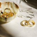 Personalized Name Ring with Curb Link Chain