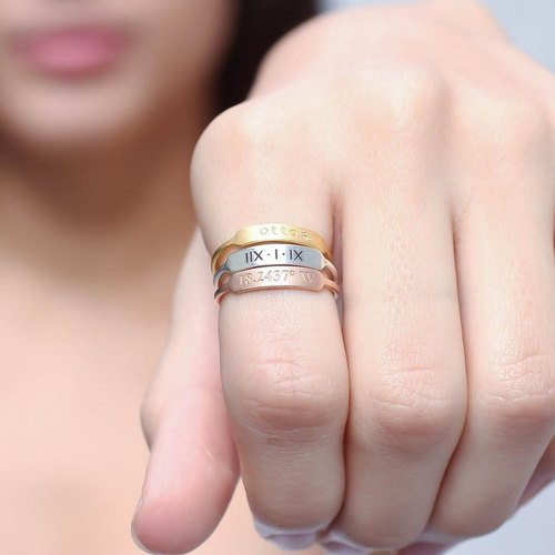 Roman Numeral Ring