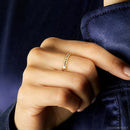 Beaded Name Bar Ring