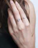 Dainty Fingerprint Heart Ring