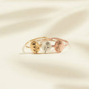 Birth Flower Design Ring