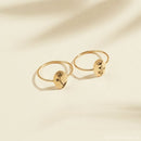 Birth Flower Design Ring