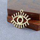 Evil Eye Gold Pendant Chain For Women