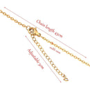Evil Eye Gold Pendant Chain For Women