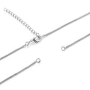 Infinity Turkish Evil Eye American Diamond Silver Necklace Pendant Chain