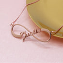 Personalised Single Infinity Name Pendant Necklace