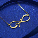Personalised Single Infinity Name Pendant Necklace