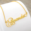 Charming Sassy With Heart Name Pendant Necklace