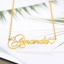 Charming Sassy With Heart Name Pendant Necklace